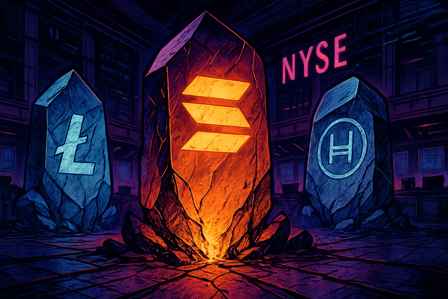 Спотовые ETF Solana, LTC и HBAR будут зарегистрированы на бирже США сегодня вечером! Поддержка ставок открывает новую главу для альткойн-фондов