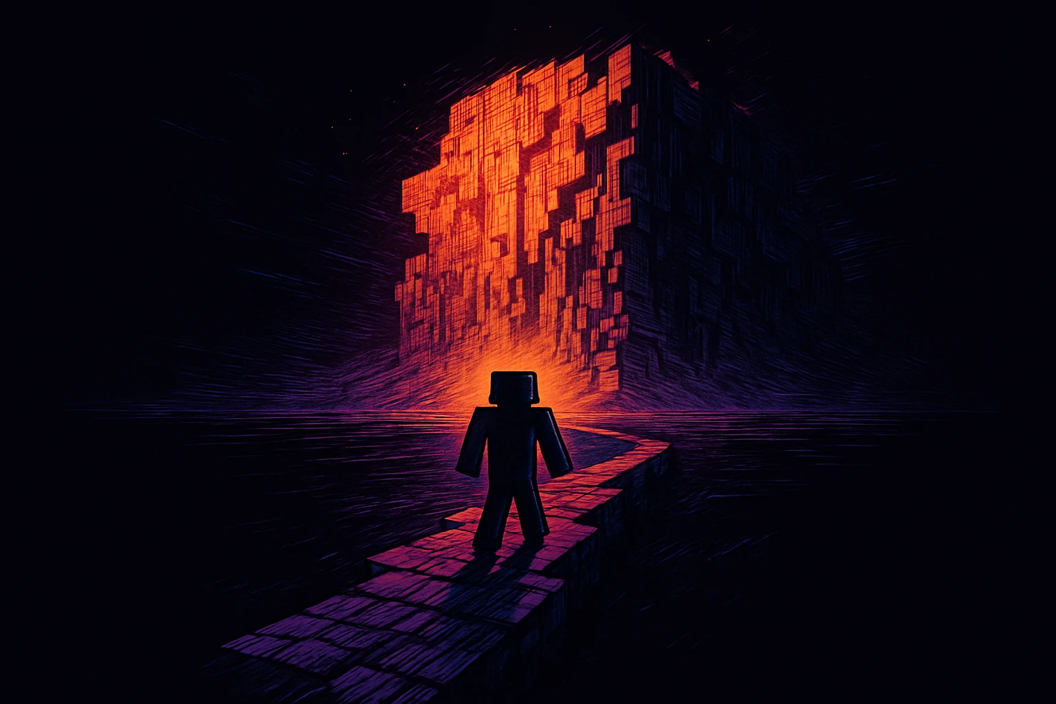 Ведущий прямой трансляции Minecraft провел 14 лет, идя к «Frontier Land», эпическому благотворительному походу, который не опирается на телепортацию.