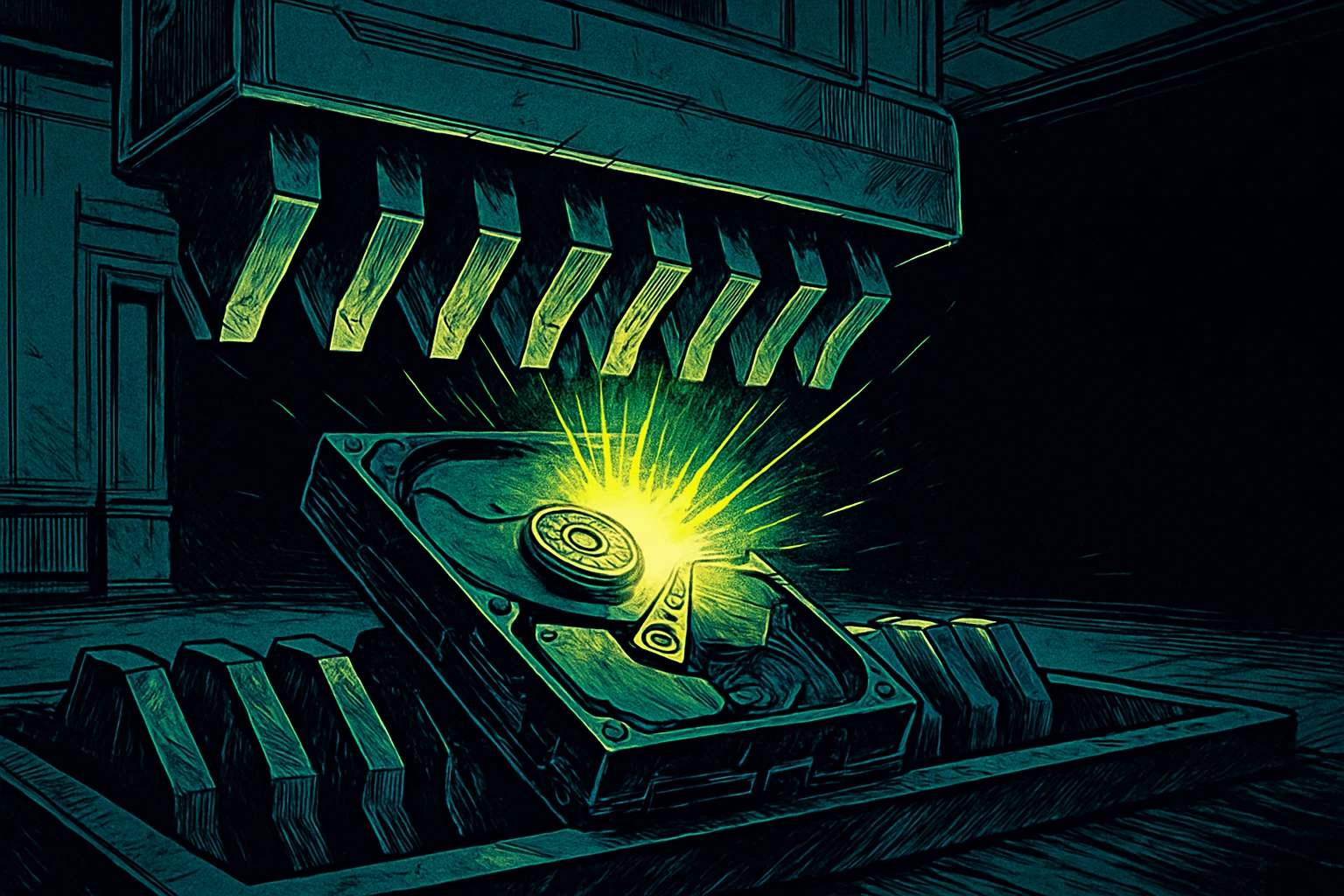 Американец спрятал «345 миллионов долларов в биткойнах» на жестком диске для улик! ФБР непосредственно отформатировало его. Закрытый ключ был сломан.