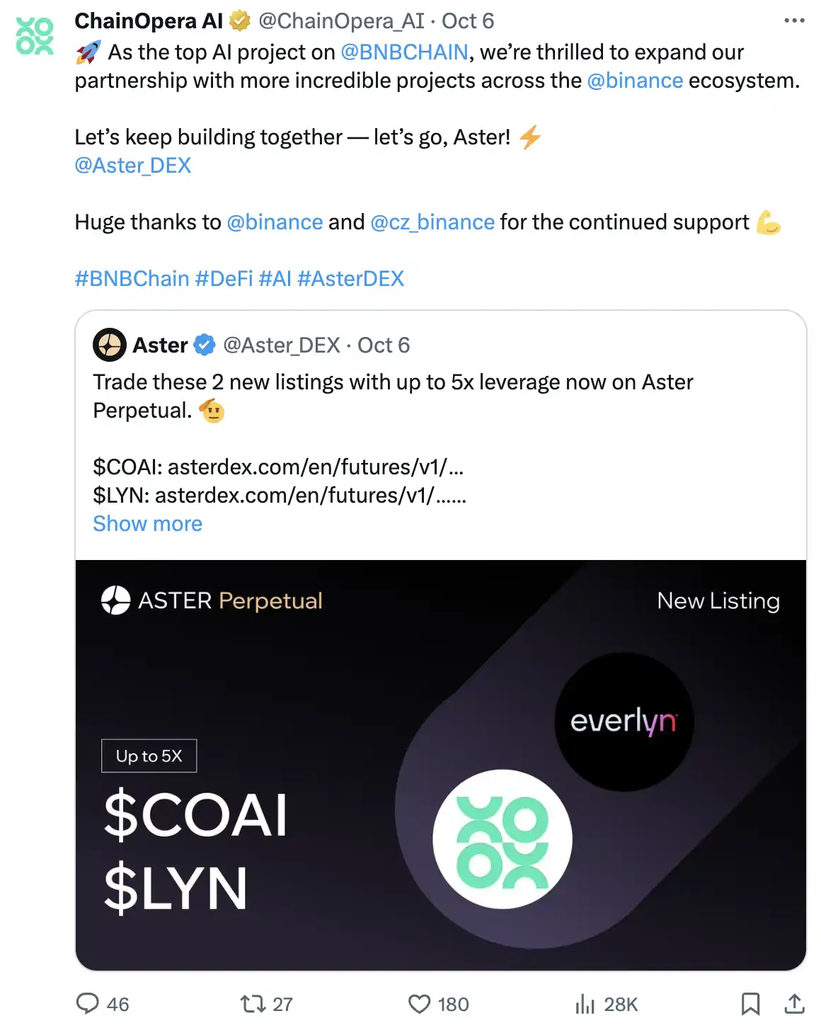 Раскрытие логики популярности ИИ ChainOpera: точно в середине цикла FDV превышает 4 миллиарда долларов США