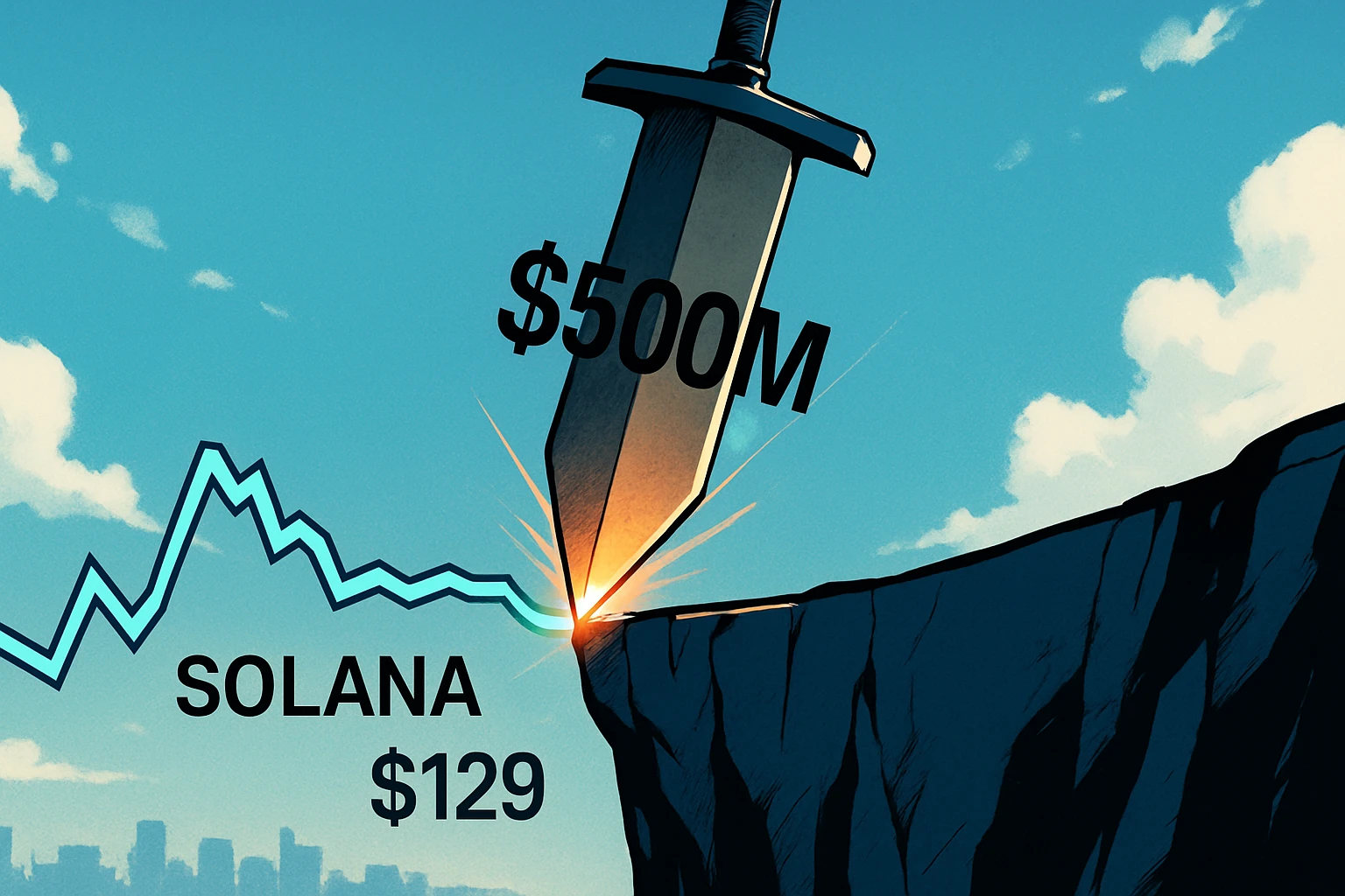Солане предстоит тест на очистку кредитного плеча на 500 миллионов долларов, быки и медведи видят линию жизни и смерти на 129 долларов