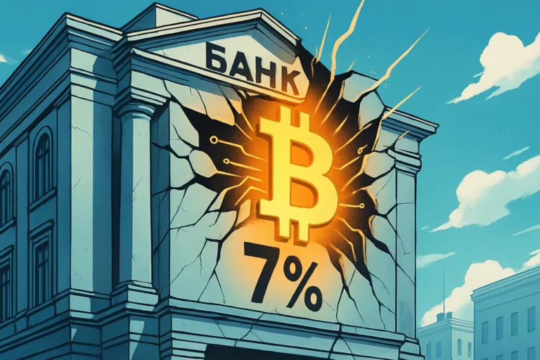 ВТБ, второй по величине банк России, позволит клиентам покупать биткойны напрямую, а также рекомендует выделить в портфель 7% криптовалют.